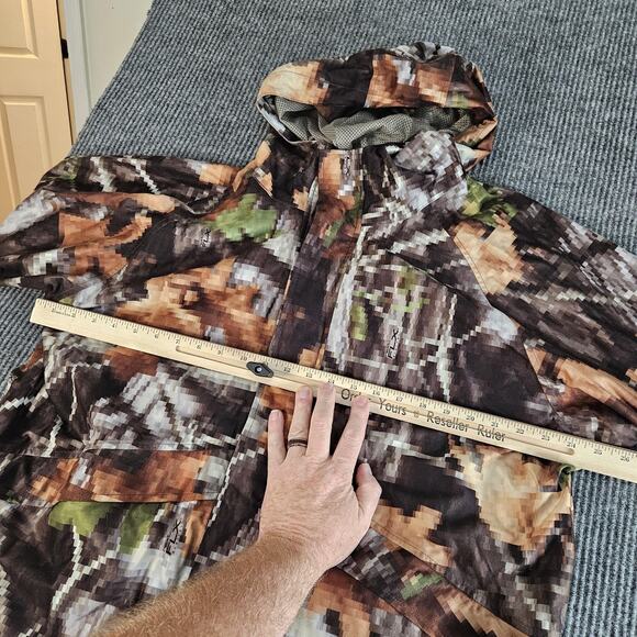 Gander Mountain Jacket XL Mens Large Camo Full Zip Hooded Next FLX Lined Hunting - Picture 7 of 16